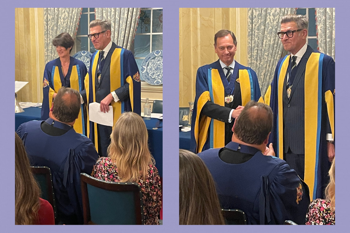 Nick Dunlop installed as Master