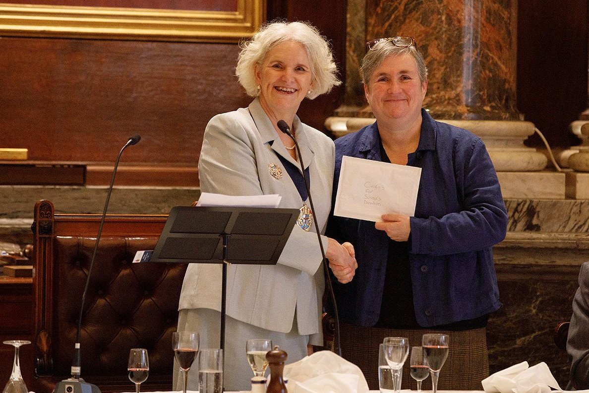 Master showcases philanthropy at Winter Lunch